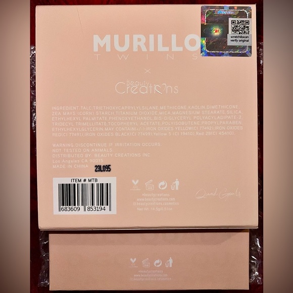 BEAUTY CREATIONS COSMETICS Murillo Twins Face Palette-Quad Goals. Blush, Contour - Picture 6 of 6
